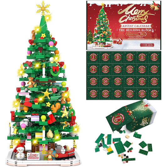 2024 Christmas Tree Building Toy Set