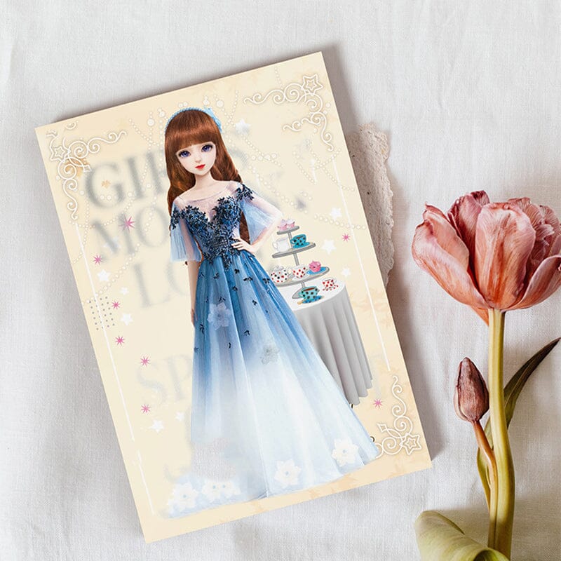 2024 New Magnetic Princess Dress Up Paper Doll